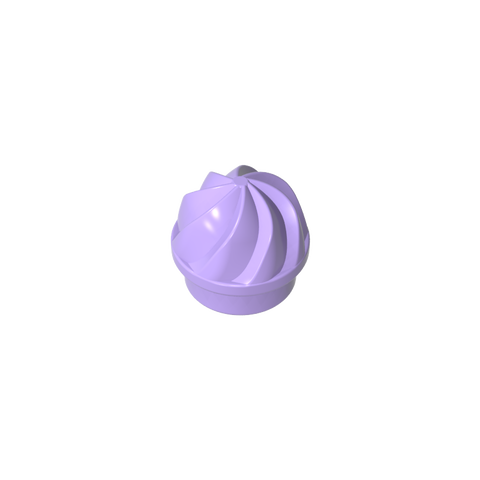 Gobricks,Plate Round 1 x 1 Swirled Top,15470