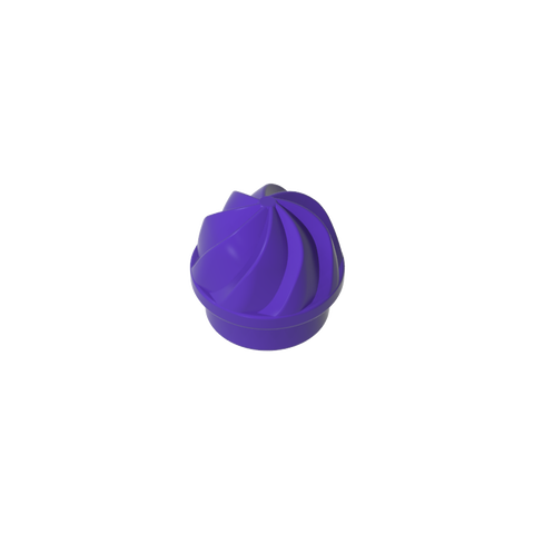 Gobricks,Plate Round 1 x 1 Swirled Top,15470