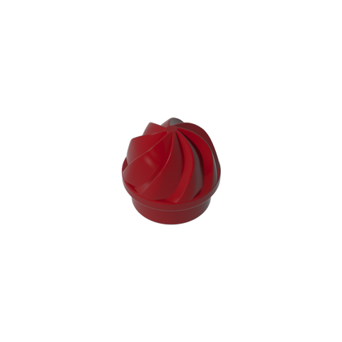 Gobricks,Plate Round 1 x 1 Swirled Top,15470