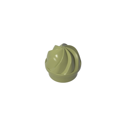 Gobricks,Plate Round 1 x 1 Swirled Top,15470