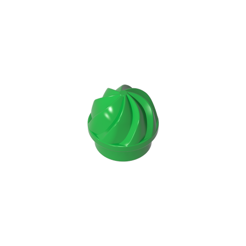 Gobricks,Plate Round 1 x 1 Swirled Top,15470