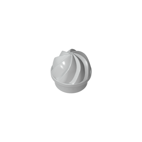 Gobricks,Plate Round 1 x 1 Swirled Top,15470