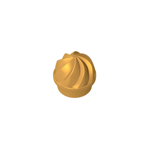 Gobricks,Plate Round 1 x 1 Swirled Top,15470