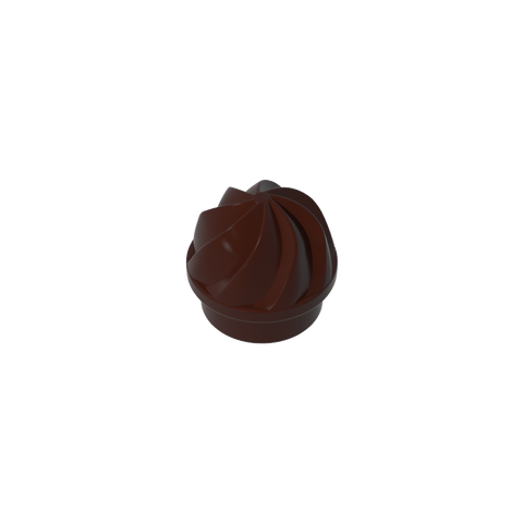 Gobricks,Plate Round 1 x 1 Swirled Top,15470