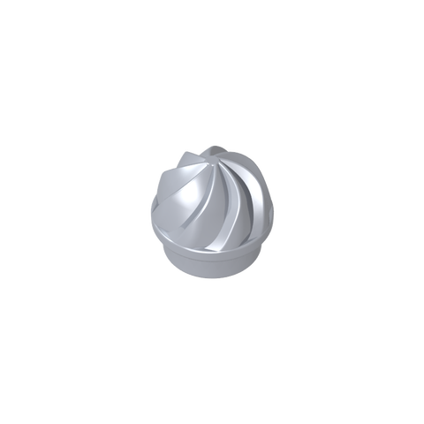Gobricks,Plate Round 1 x 1 Swirled Top,15470