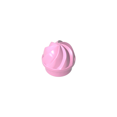 Gobricks,Plate Round 1 x 1 Swirled Top,15470