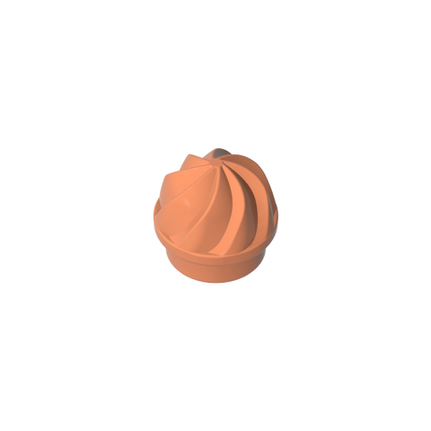 Gobricks,Plate Round 1 x 1 Swirled Top,15470