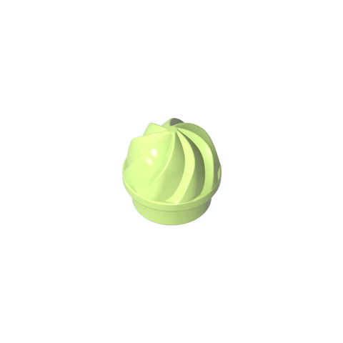 Gobricks,Plate Round 1 x 1 Swirled Top,15470