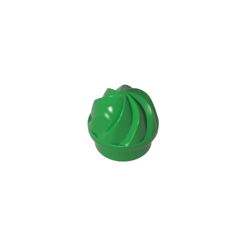 Gobricks,Plate Round 1 x 1 Swirled Top,15470