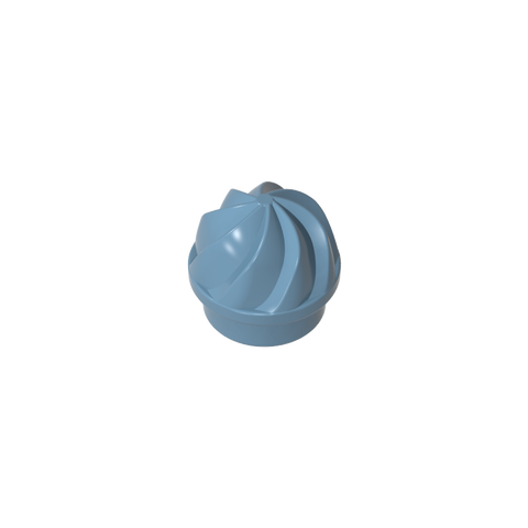 Gobricks,Plate Round 1 x 1 Swirled Top,15470
