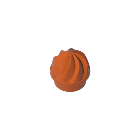 Gobricks,Plate Round 1 x 1 Swirled Top,15470