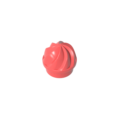 Gobricks,Plate Round 1 x 1 Swirled Top,15470