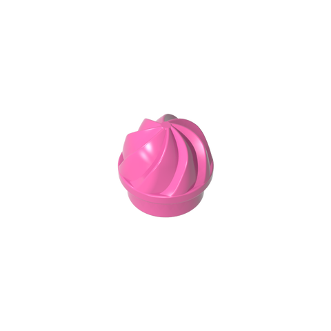 Gobricks,Plate Round 1 x 1 Swirled Top,15470