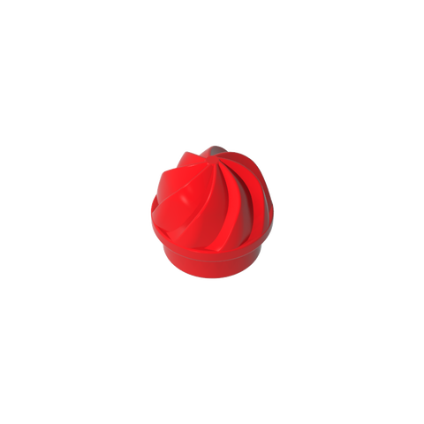 Gobricks,Plate Round 1 x 1 Swirled Top,15470