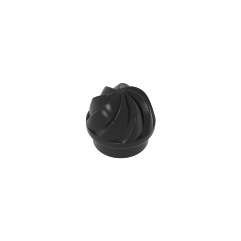 Gobricks,Plate Round 1 x 1 Swirled Top,15470