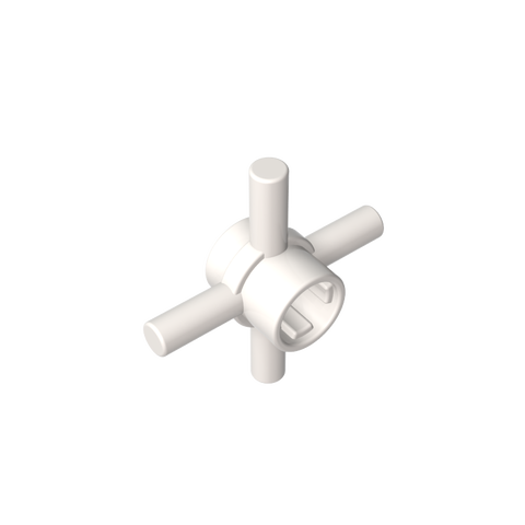 Gobricks,Technic Axle Connector Hub with 4 Bars at 90°,48723