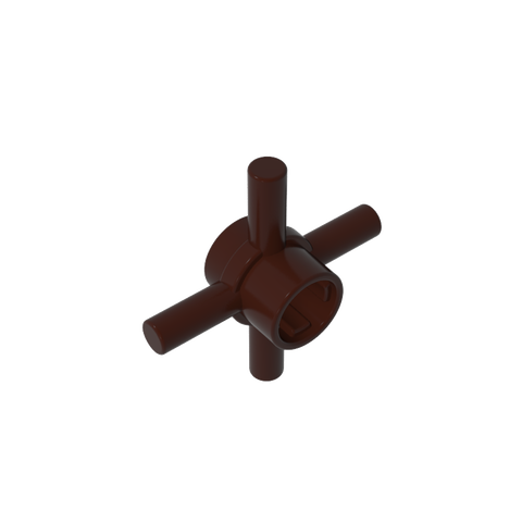 Gobricks,Technic Axle Connector Hub with 4 Bars at 90°,48723
