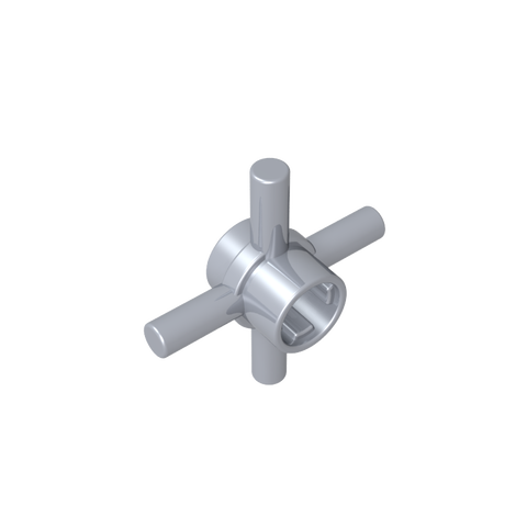 Gobricks,Technic Axle Connector Hub with 4 Bars at 90°,48723