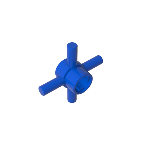 Gobricks,Technic Axle Connector Hub with 4 Bars at 90°,48723