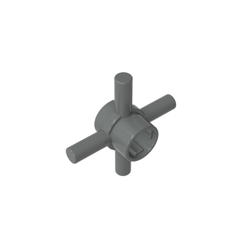 Gobricks,Technic Axle Connector Hub with 4 Bars at 90°,48723