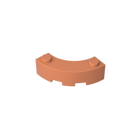 Gobricks,3x3 curved brick,5152