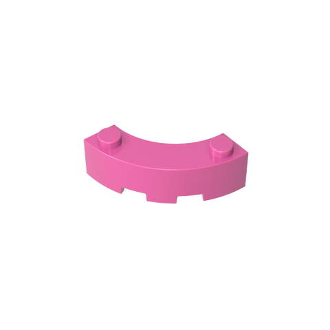 Gobricks,3x3 curved brick,5152