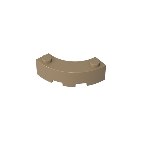 Gobricks,3x3 curved brick,5152