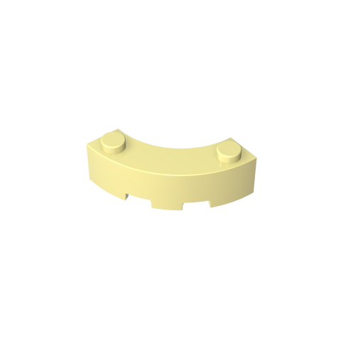 Gobricks,3x3 curved brick,5152