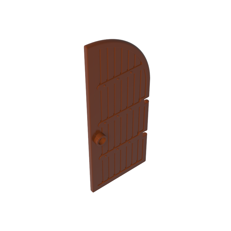 Gobricks,Door 1 x 4 x 8 Curved Top,6105