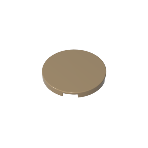 Gobricks,Tile Round 3 x 3,67095