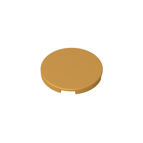 Gobricks,Tile Round 3 x 3,67095