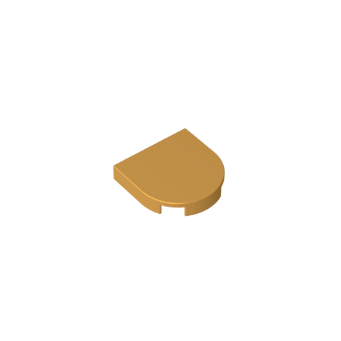 Gobricks,2x2 semicircle glossy panel,5520