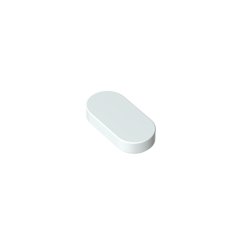 Gobricks,1x2 oval light panel,1126