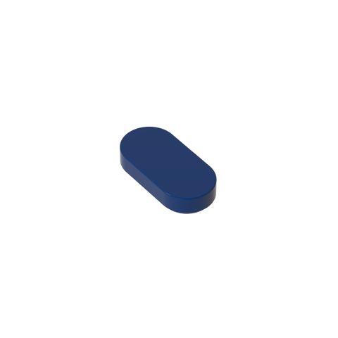 Gobricks,1x2 oval light panel,1126