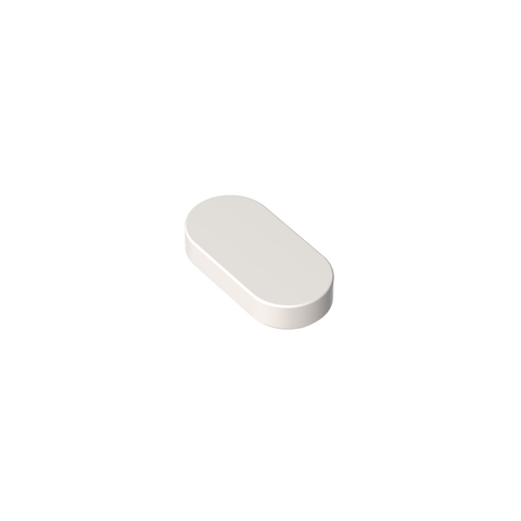 Gobricks,1x2 oval light panel,1126