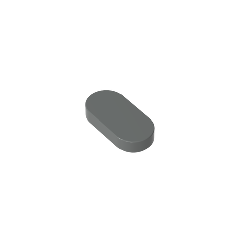 Gobricks,1x2 oval light panel,1126