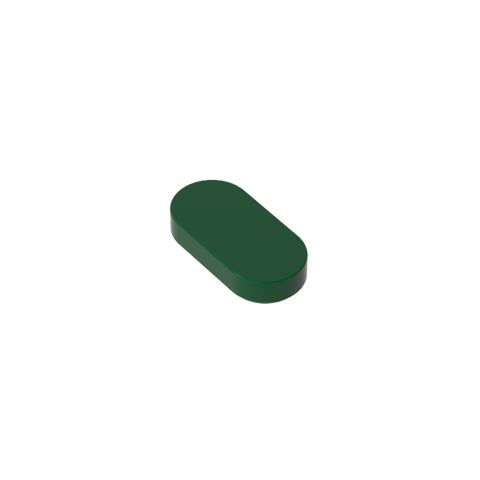 Gobricks,1x2 oval light panel,1126