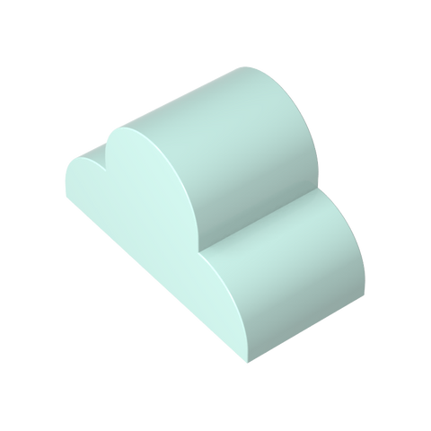 Gobricks,4x2x2 Bevel Tiles,6216