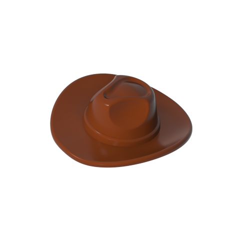 Gobricks,Minifig Hat Wide Brim, Outback Style (Fedora),61506