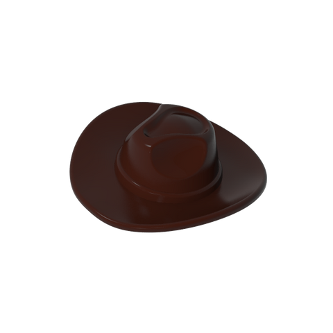 Gobricks,Minifig Hat Wide Brim, Outback Style (Fedora),61506