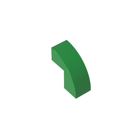 Gobricks,2x1x1x2/3 curved glossy tiles,5907