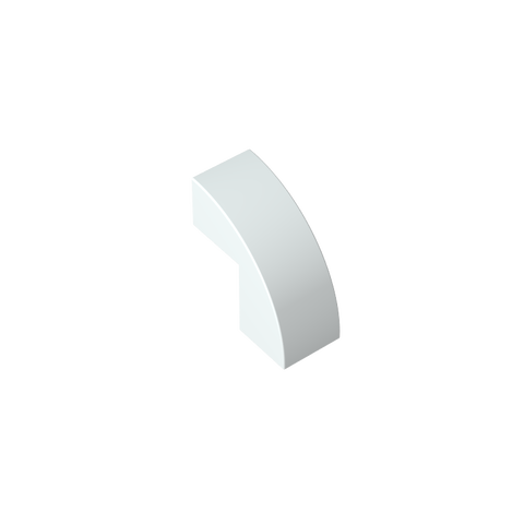 Gobricks,2x1x1x2/3 curved glossy tiles,5907