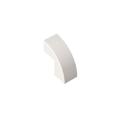 Gobricks,2x1x1x2/3 curved glossy tiles,5907