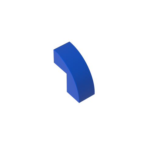 Gobricks,2x1x1x2/3 curved glossy tiles,5907
