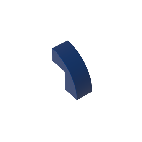 Gobricks,2x1x1x2/3 curved glossy tiles,5907