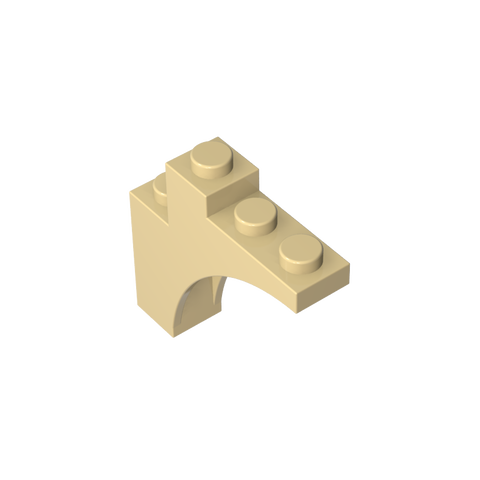 Gobricks,1x4x3 curved brick,80543