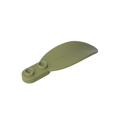Gobricks,1x2 round plant leaves,3565