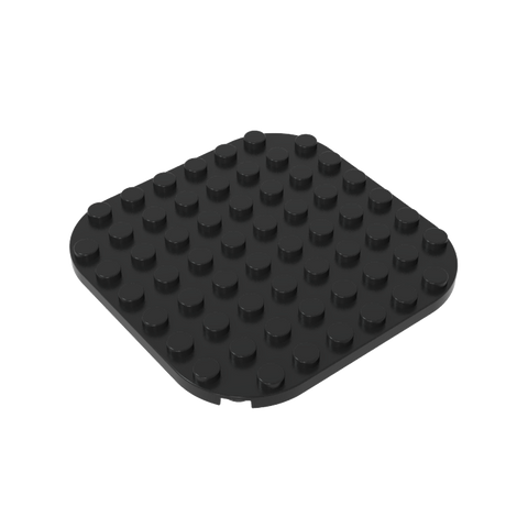 Gobricks,8x8 rounded corner base plate,65140