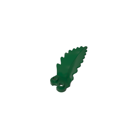 Gobricks,1x2 with curved upright blades,5151