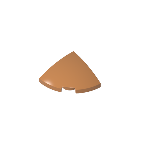 Gobricks,2x2x2/3 arc light panel,5852